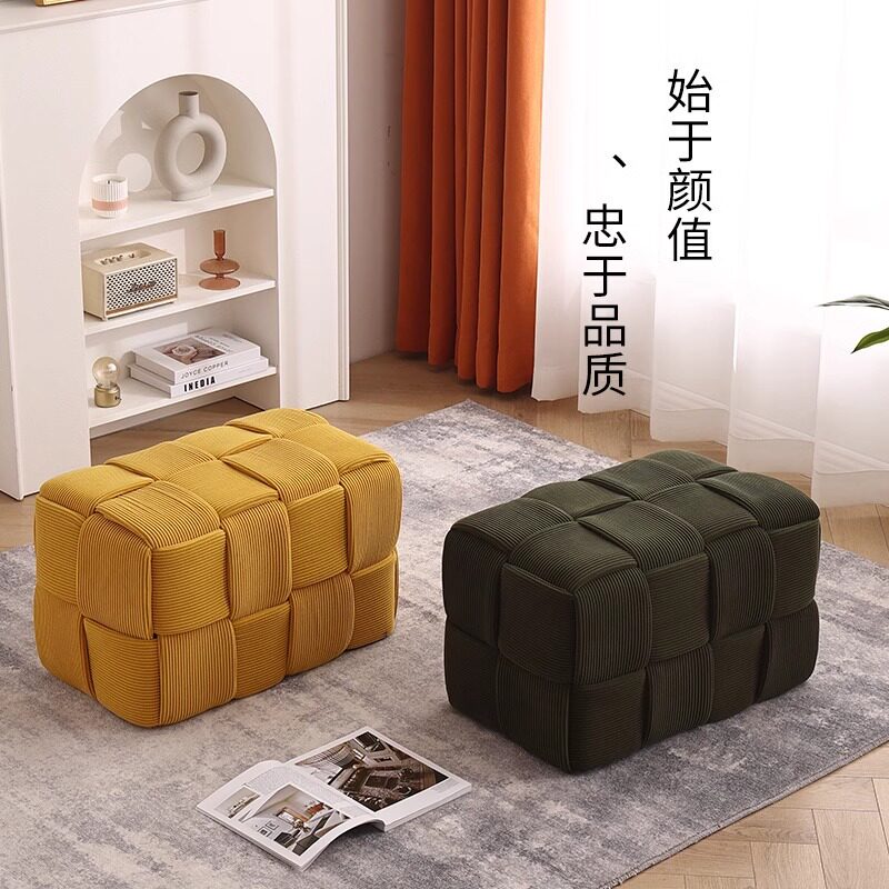 家用软包门口换鞋凳小板凳