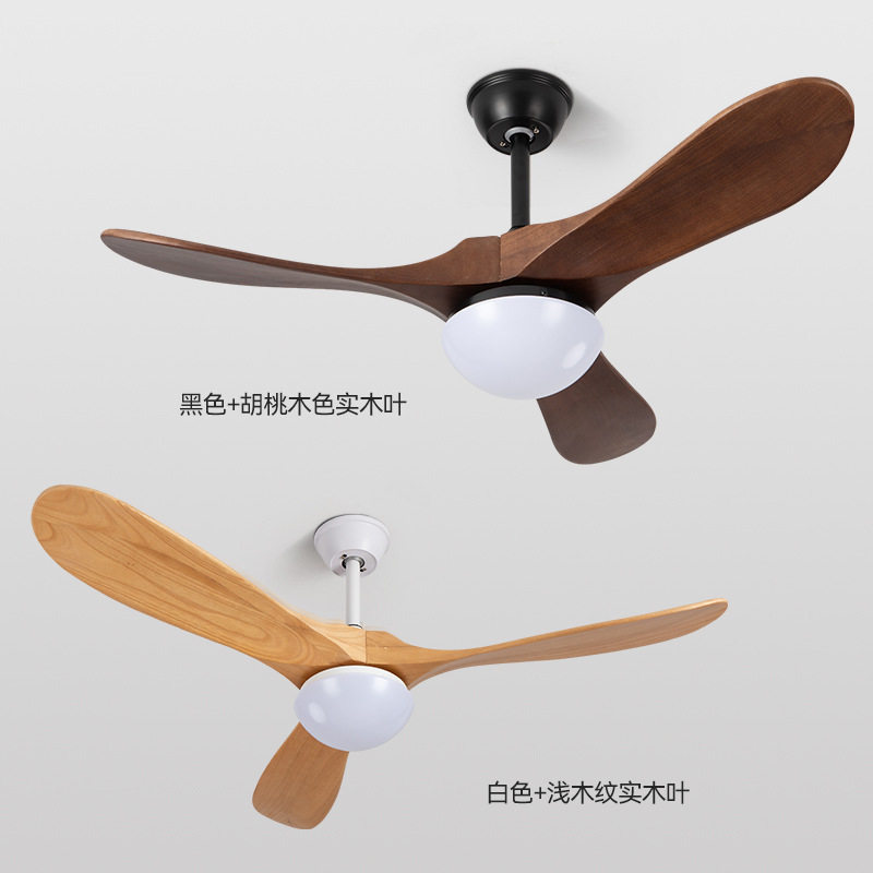 家用一体电风扇吊灯客厅极简大风力吊扇灯现代简约卧室简约大厅灯
