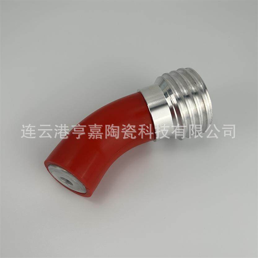 碳化硼陶瓷管耐高温陶瓷喷嘴弯头碳化硼B4C陶瓷喷砂嘴