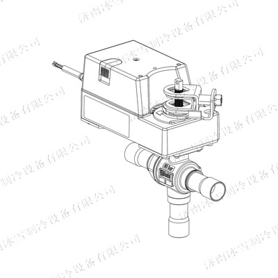 Castel卡士妥三通电动球阀6690EM/13A2(2),带ODS铜接头