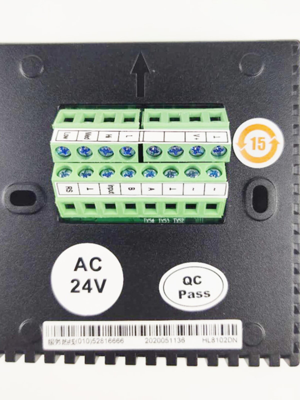 24v比例积分阀温控器hl8102d变风量中央空调浮点式控制面板r485