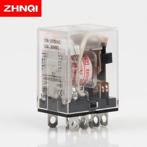 JQX-13F MY2C-L(QLY2N)银触点继电器220V DC24V DV12V继电器