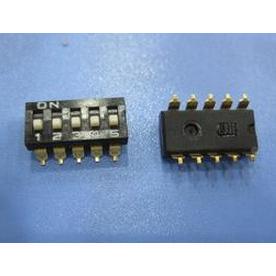 黑色高品质贴片DIP拨动开关 2.54间距 拨码/编码开关 2位至12位