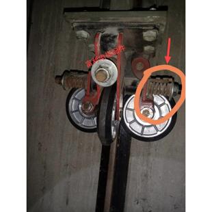 迅达电梯滚动导靴压簧弹簧 电梯导轨弹簧 导轨压缩弹簧 电梯配件