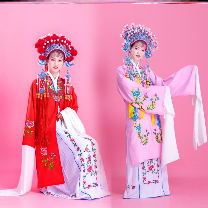 一康戏服装女花旦京剧古装越剧演出头饰戏曲水袖戏剧唱戏衣服戏服