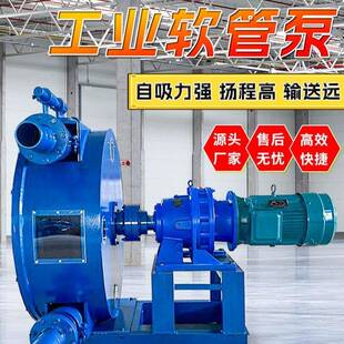 耐腐蚀耐高温挤压蠕动泵工业软管泵大流量粘稠液体水泥砂浆输送