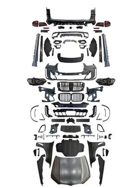 适用于宝马X5老改新F15改23款X5MTech前杠后杠大灯尾灯机盖大包围