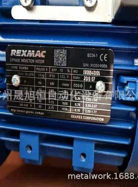 REXMAC电机BA80B4-NL刹车马达+制动风扇AC220V RJ71B4