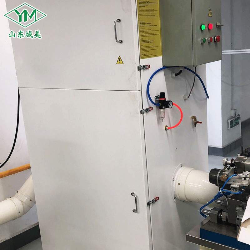 山东域美治理磨床金属粉尘收集器 YMLT12脉冲滤筒除尘器