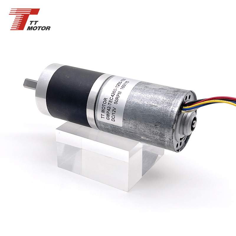 库存现货12V直流减速电机一体驱控42mm无刷行星减速电机