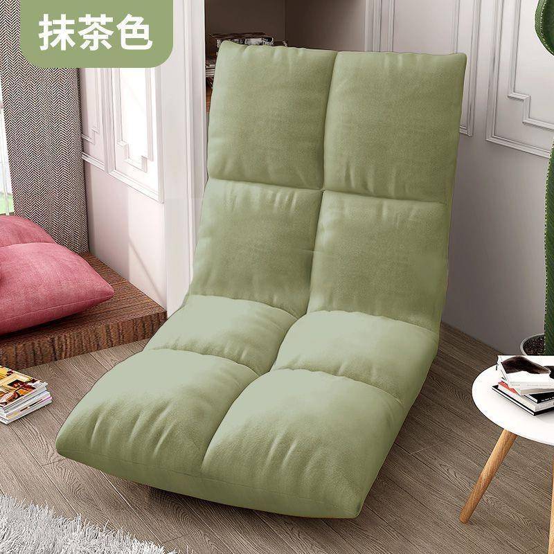懒人沙发榻榻米床上靠背椅子可爱卧室单人飘窗小沙发折叠椅子家用