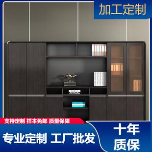 办公室文件柜办公家具分层隔板木质储物柜子板式书柜档案资料柜