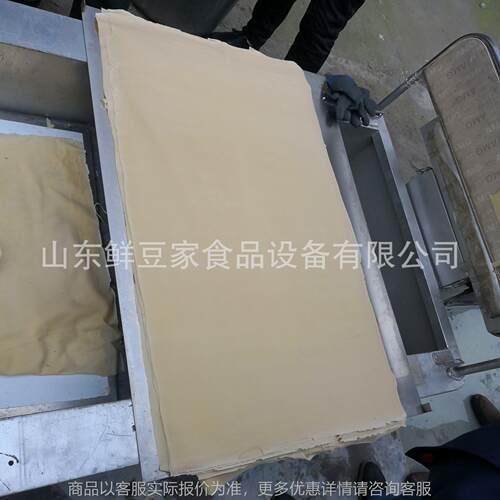 临沂豆腐皮机商用 千张机大型干豆腐机器 豆制品设备厂家免费技术