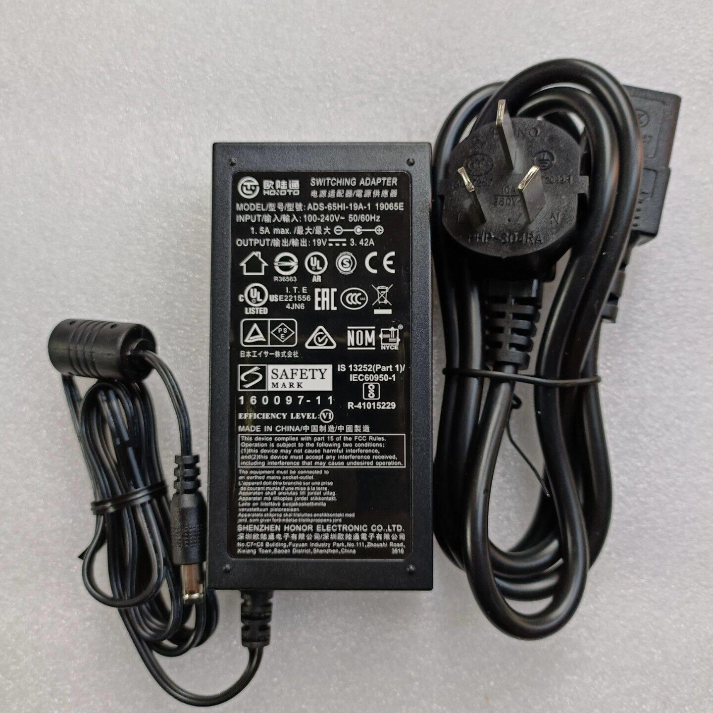 原装欧陆通19V3.42A显示器电源适配器ADS-65HI-19A-1电源供应器