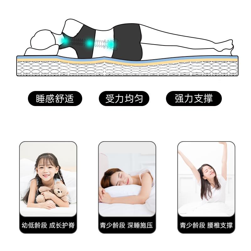脊家具棕垫席梦思弹适簧椰床棕垫护舒垫垫进口面料静语经典静语经