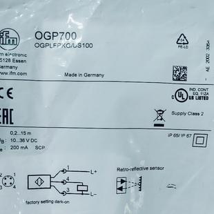 IFM易福门光电开关OGP700 0GP700