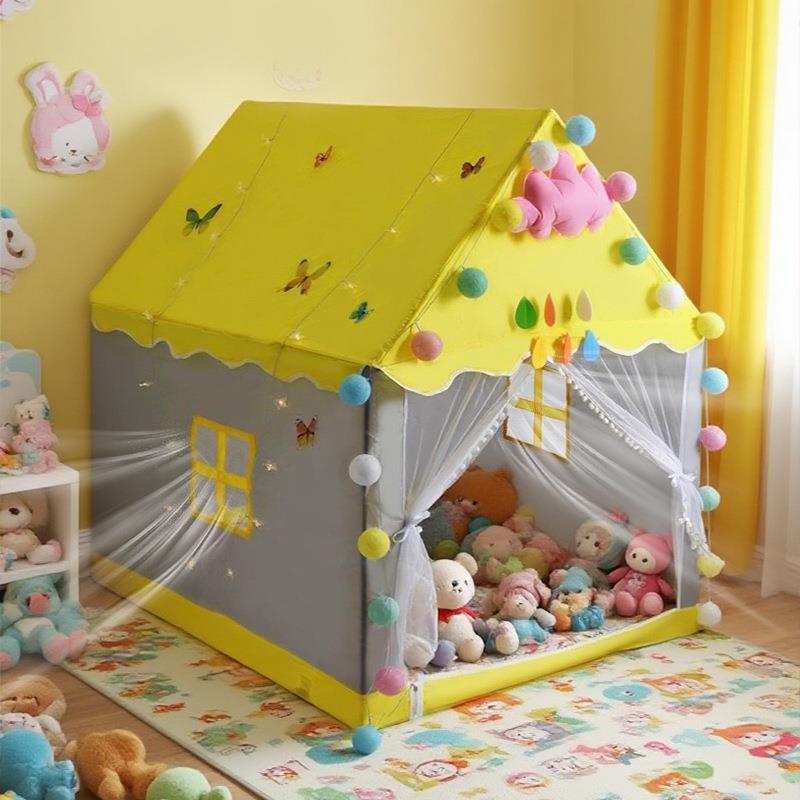 儿童帐篷室内玩具屋宝宝公主梦幻城堡游戏屋PVC杆