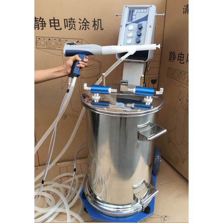 大流量粉末静电涂装机,双管齐下保证出粉上粉静电粉末喷枪