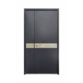 板精品时尚 189高铸端小区防盗门铝精雕铝门无边卡工艺铝箔填充入