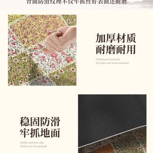 美式入丝圈F99T656H地垫户脚门垫2025新款进门耐脏防地滑毯家用玄