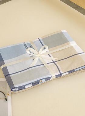 颜值100全棉三件高时印花学生宿舍纯ZJF28530棉单人床尚上下铺多