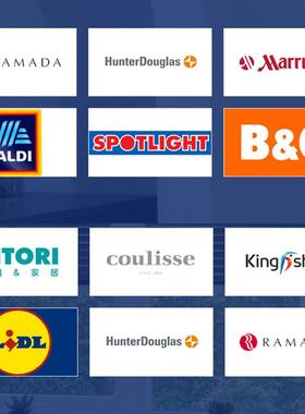 遮阳帘办室专用帘成品公卷帘免打XCB-142光孔杆一整套卷拉式半遮