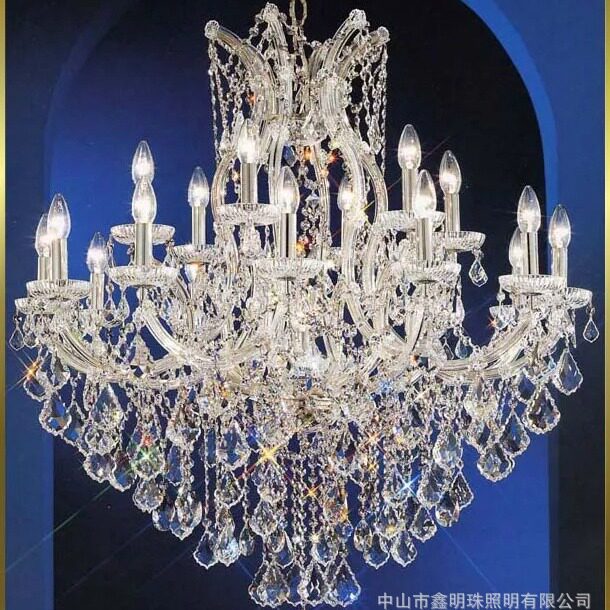 水晶吊灯复式楼别墅客厅水晶