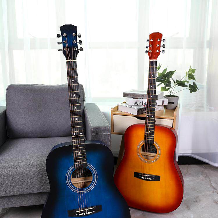 新练习琴41寸全椴木圆角缺角手民谣木吉他guitar吉他QD-H41Y谣入