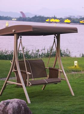 秋千户外庭双人椅摇阳台外塞休闲吊椅家用别墅荡院秋千DFQ20236椅