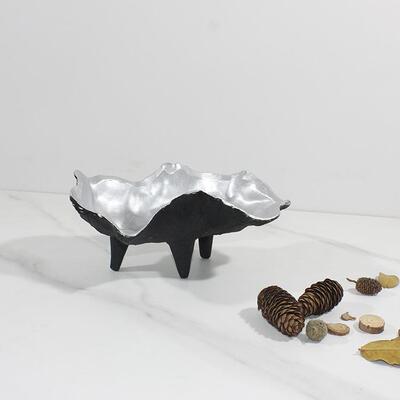 现代QUI轻奢创意样房软装板饰品客餐厅茶厅果盘餐桌果几篓简约摆