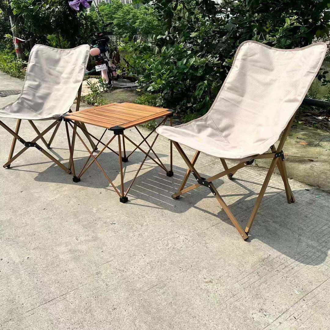 YX-017户合外椅折叠桌铝金蛋卷桌桌露营桌子便携式野餐桌摆网红夜
