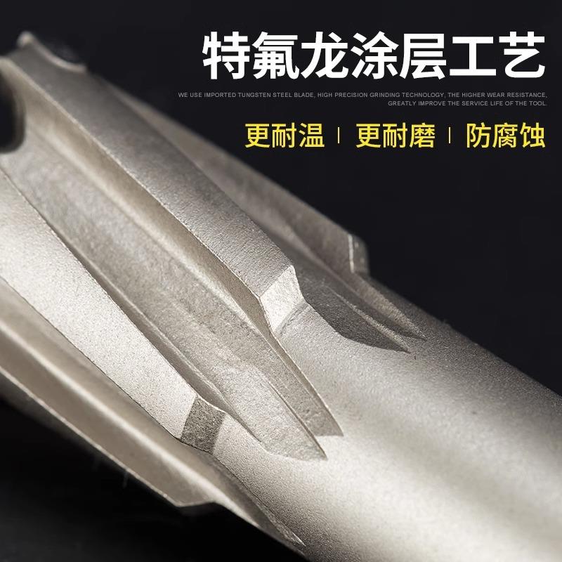 潮直角柄空钻头35mm不钢打孔金浪属锈IFM厚钢板合金开孔心器磁力