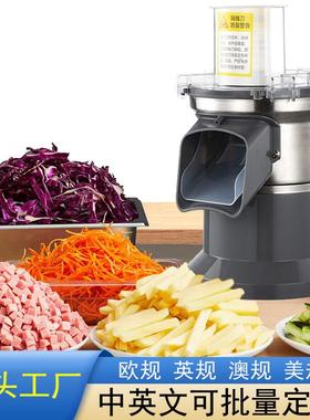 Etric vegetable cutter切丁机商用多功能切菜机切粒切片切丝