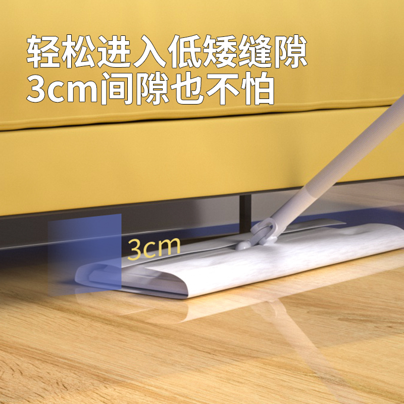 静电除尘纸一次性懒人拖把布免洗家用清洁拖地板湿巾粘毛吸尘干巾