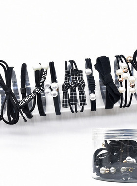 YVLAH 12Ps/Set New Hair Ring Colorful   Rubber Band Sweet He