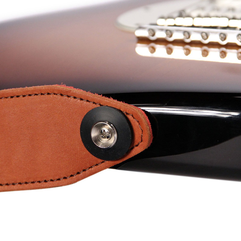 2pcs Guitar Strap Block Rubber Safety Lock Washer Acoustic E