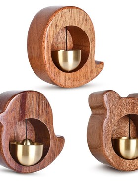 实木小鸟风铃店主开门铃装饰木门铃冰箱铃铛Shopkeepers Bell乐器