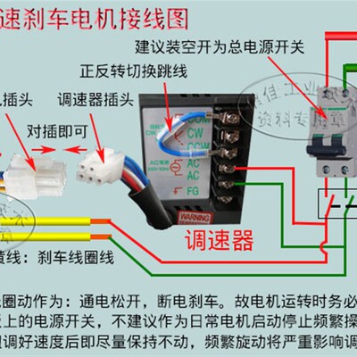 极速40W 交流220V 调速带刹车5IK40RGN-CM/5GN3-15K 松岗齿轮减速