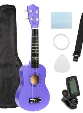 Ukulele 21 inch Ukulele Soprano 4 Strings Hawaiian Guitar Ba