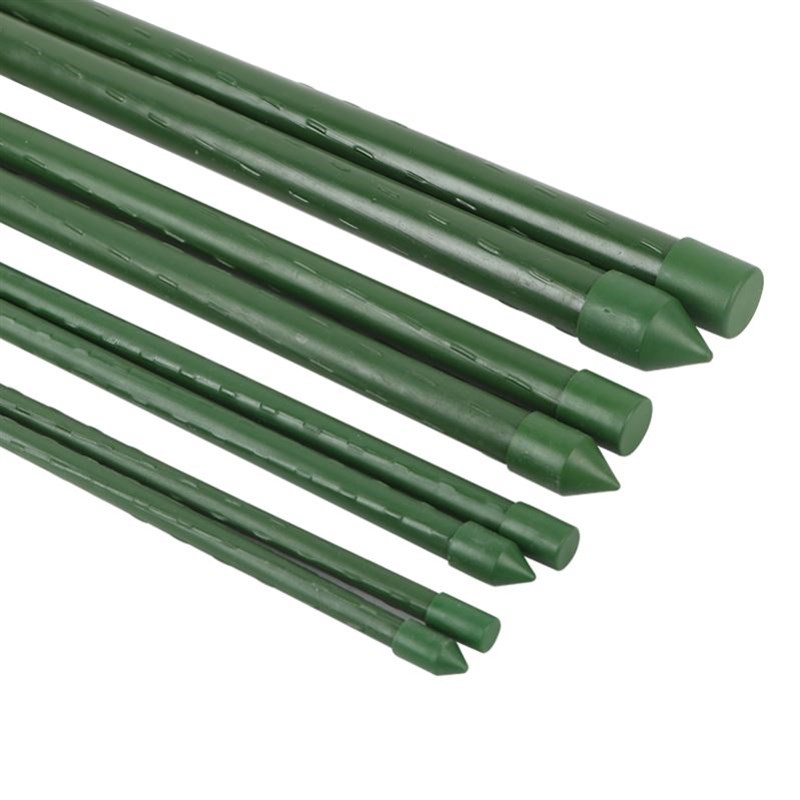 黄瓜爬藤架豆角蔬菜架杆植物固定支撑杆架子包塑钢管种菜专用架子