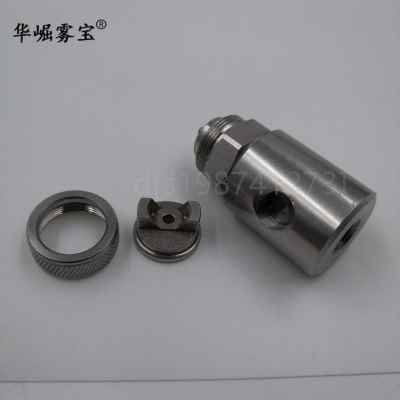 新品新空气雾化压力外混扇形喷嘴不锈F钢喷头二流体压缩空气细雾