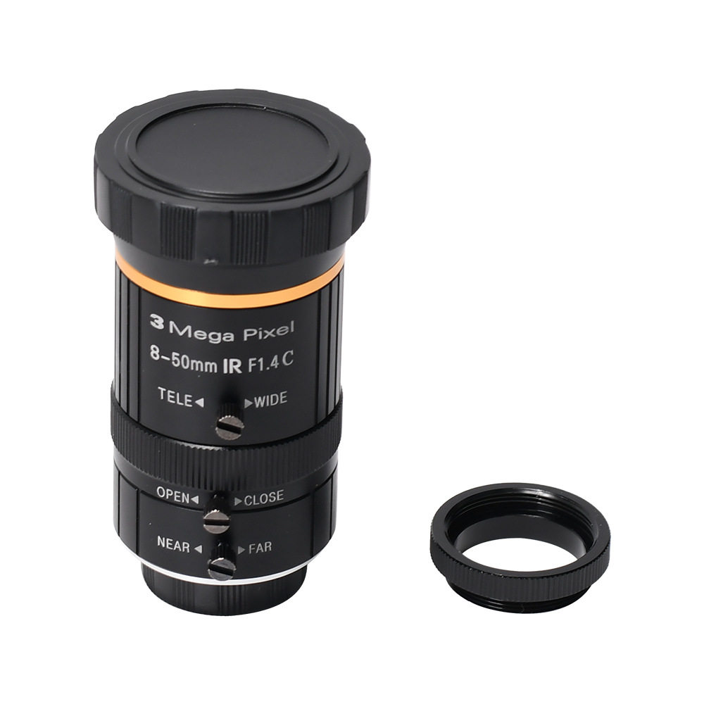 300万无畸变8-50mm工业镜头
