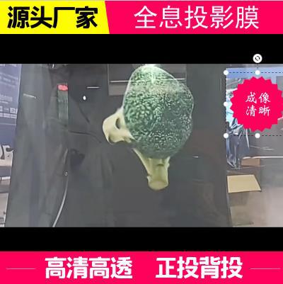 高清全息投影膜展柜橱窗背投膜正投幕玻璃膜互动投影贴膜