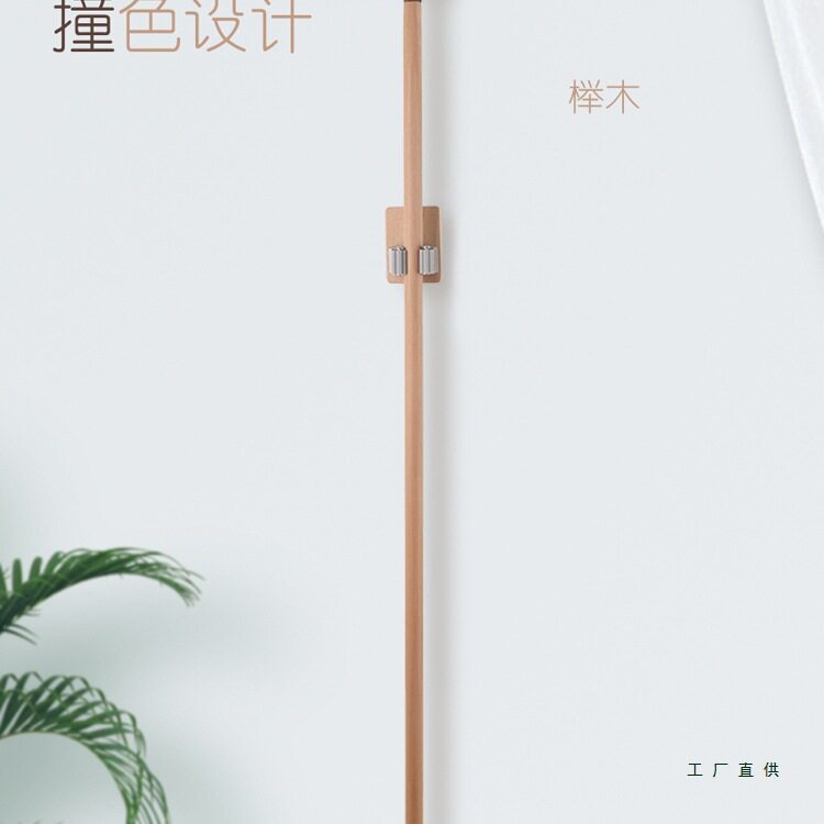 胡桃木撑衣杆实木家用晾衣杆衣叉服装店撑杆晒衣杆挂衣杆凉衣服杆