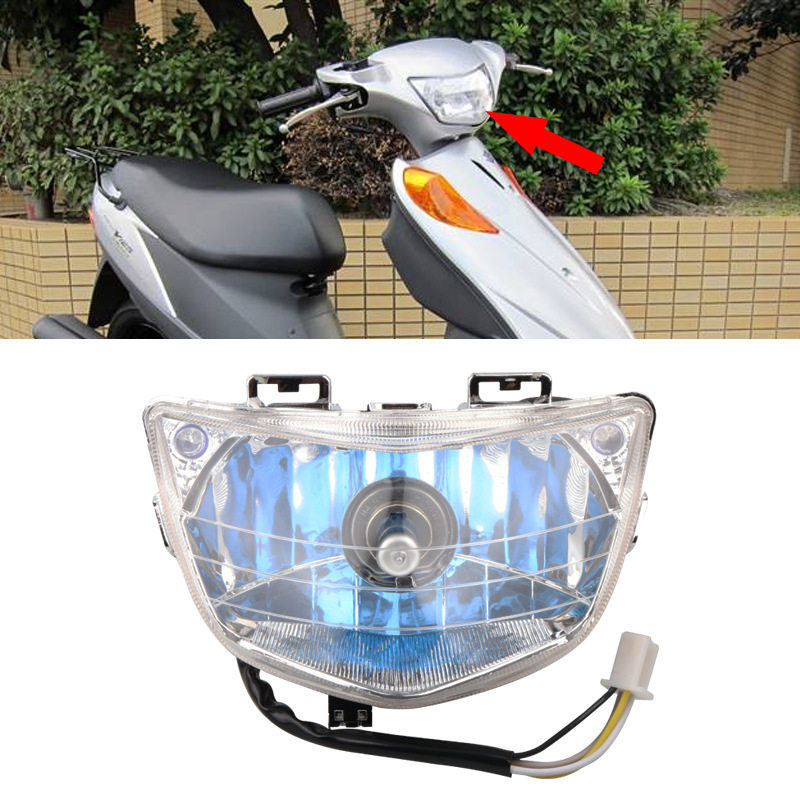 适用铃木ADDRESS V125g 大灯总成改装LED前大灯总成