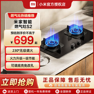 小米米家智能燃气灶S2家用液化气灶天然气猛火灶 政府补贴20%