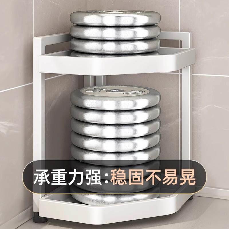 CZYUSJZ0厨房置架家台调面转角多功能三角架墙角落物料品调味罐用