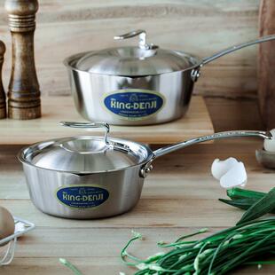 日本nko不中尾加厚锈钢雪平锅深nakao型奶锅汤锅副食品锅明火a电a