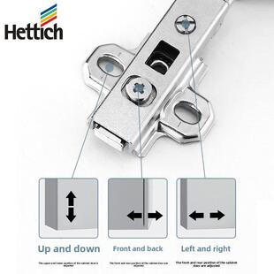 德国H进口eidi Shi0 95度厚门铰炼快DOJ卸柜衣门柜弹簧4杯加厚铰