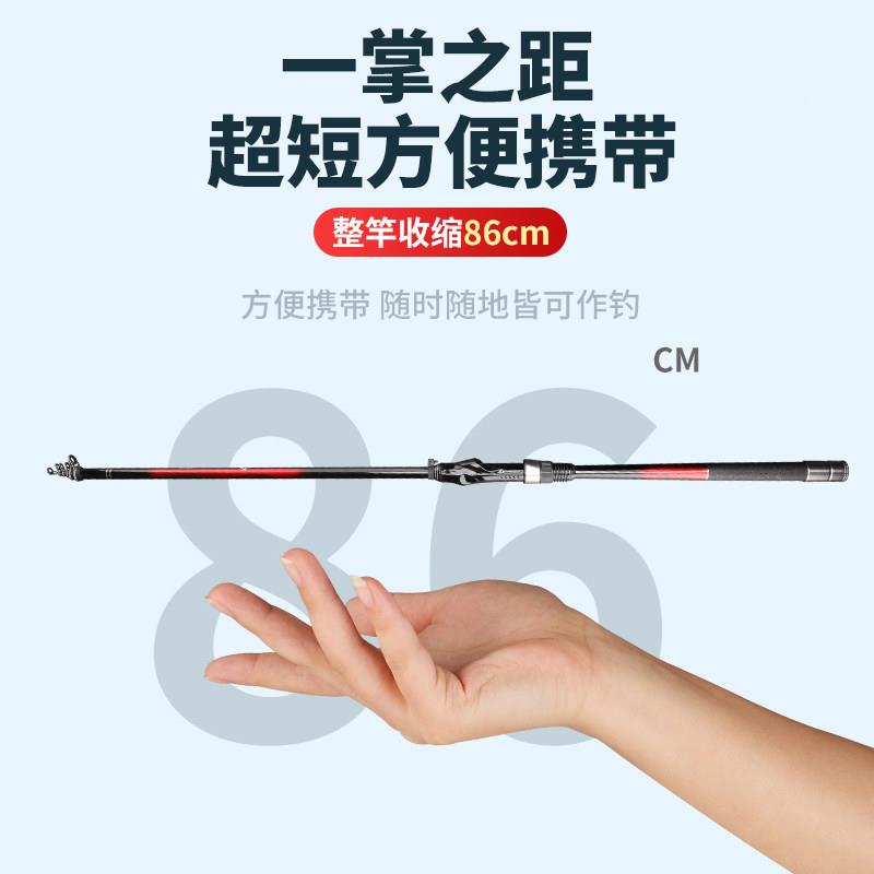 新款高端软尾小矶矶钓竿敏高灵超细短节杆抛QST竿矶岸抛筏钓竿竿